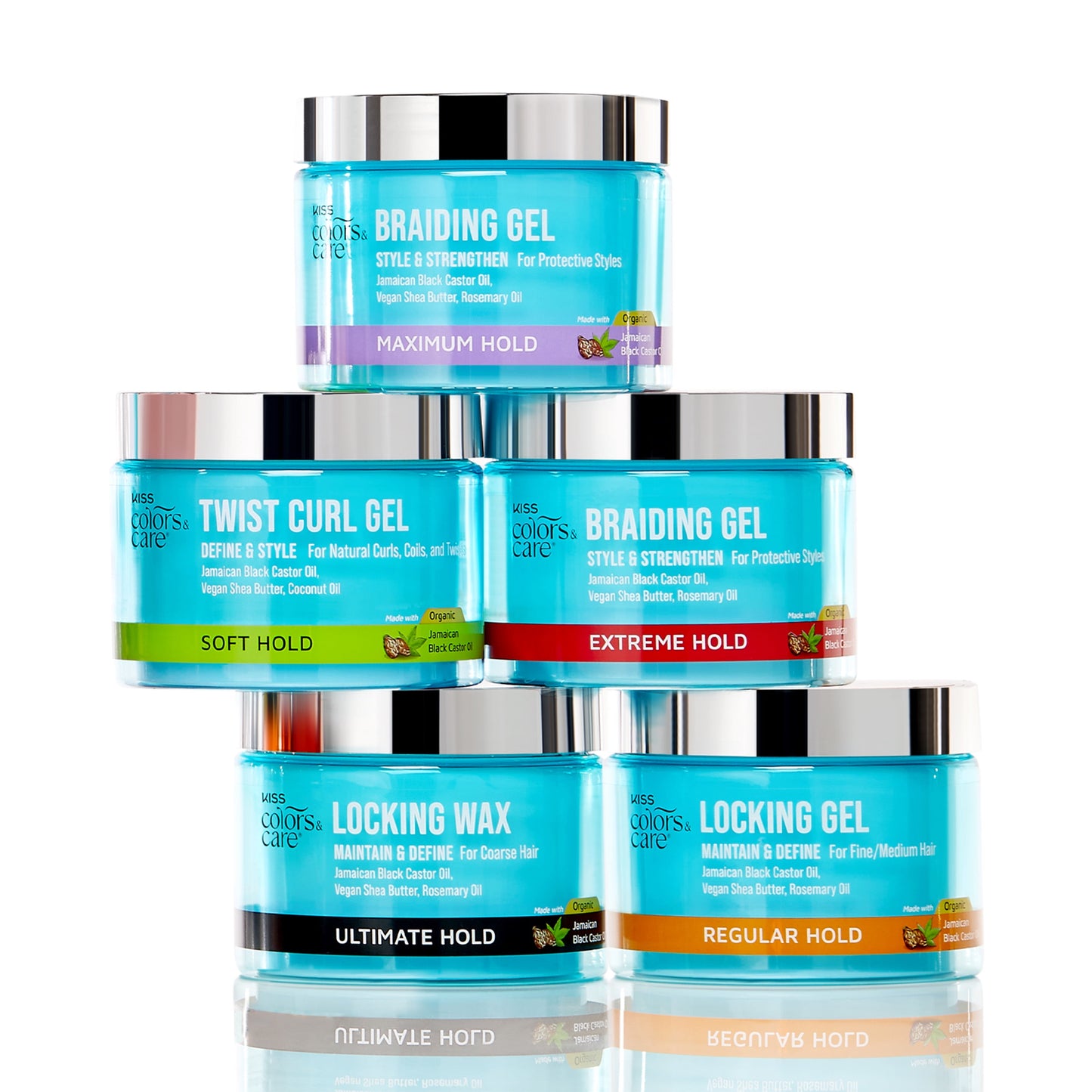 (4 Pack) Colors & Care Locking Hair Wax, Level 9 Ultimate Hold, 6 Oz.