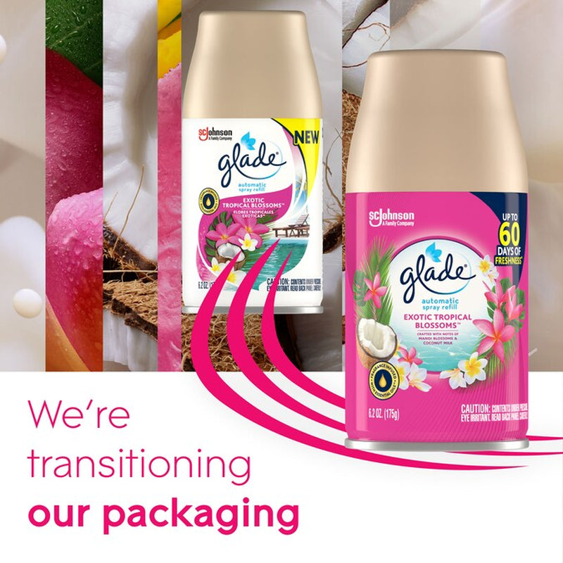 -Oz Exotic Tropical Blossoms Refill Air Freshener 2 -Pack