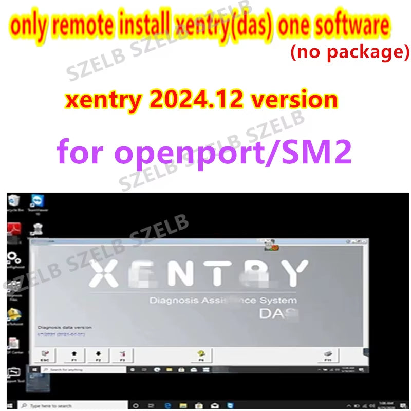 Newest 2023.12 Xentry Software Remote Install and Activate DT.S WI.S EP.C for Auto Diagnostic Tool MB STAR SD C4/C5/C6 Openport