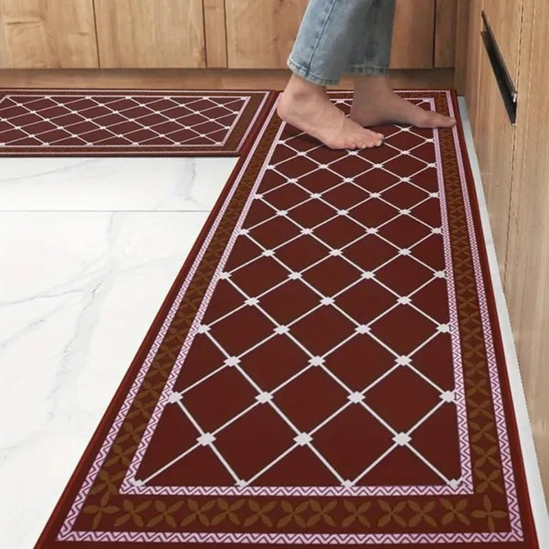 Cushioned Waterproof Kitchen Mats with Non-Skid Design