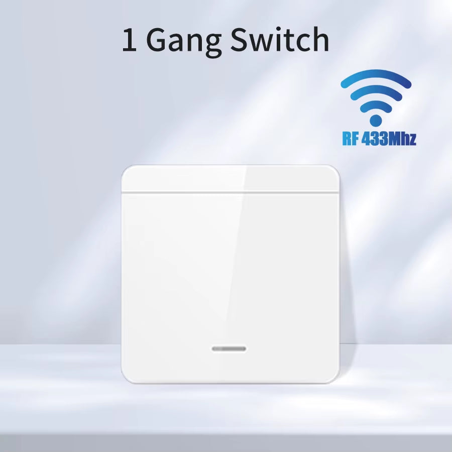 Tuya Smart Wifi Switch for Lighting RF 433Mhz Wireless Switch Smart Life APP Voice Control Work with Alexa Google Home Alice