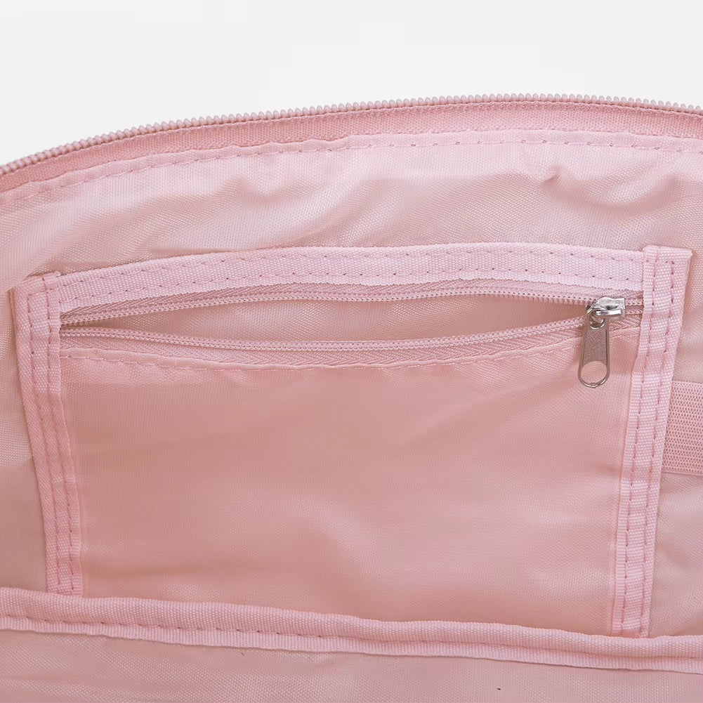 2 in 1 Hair Tools Travel Bag with Heat Resistant Mat Travel Hair Makeup Bag for Curling Iron Hair Straightener Flat Iron Pouch