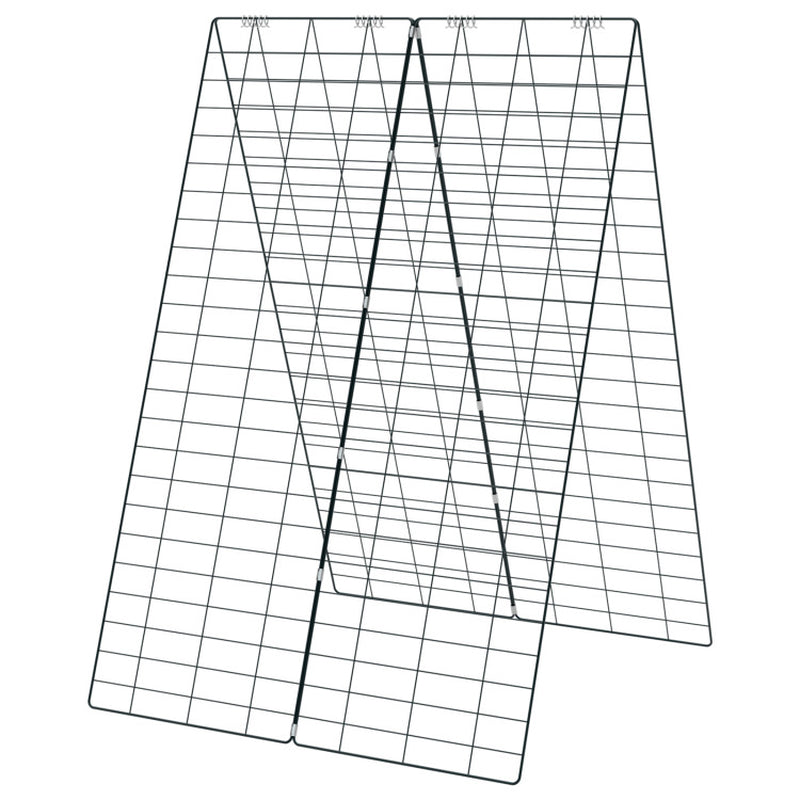 2 Pieces Foldable A-Frame Trellis Plant Supports with Twist Ties