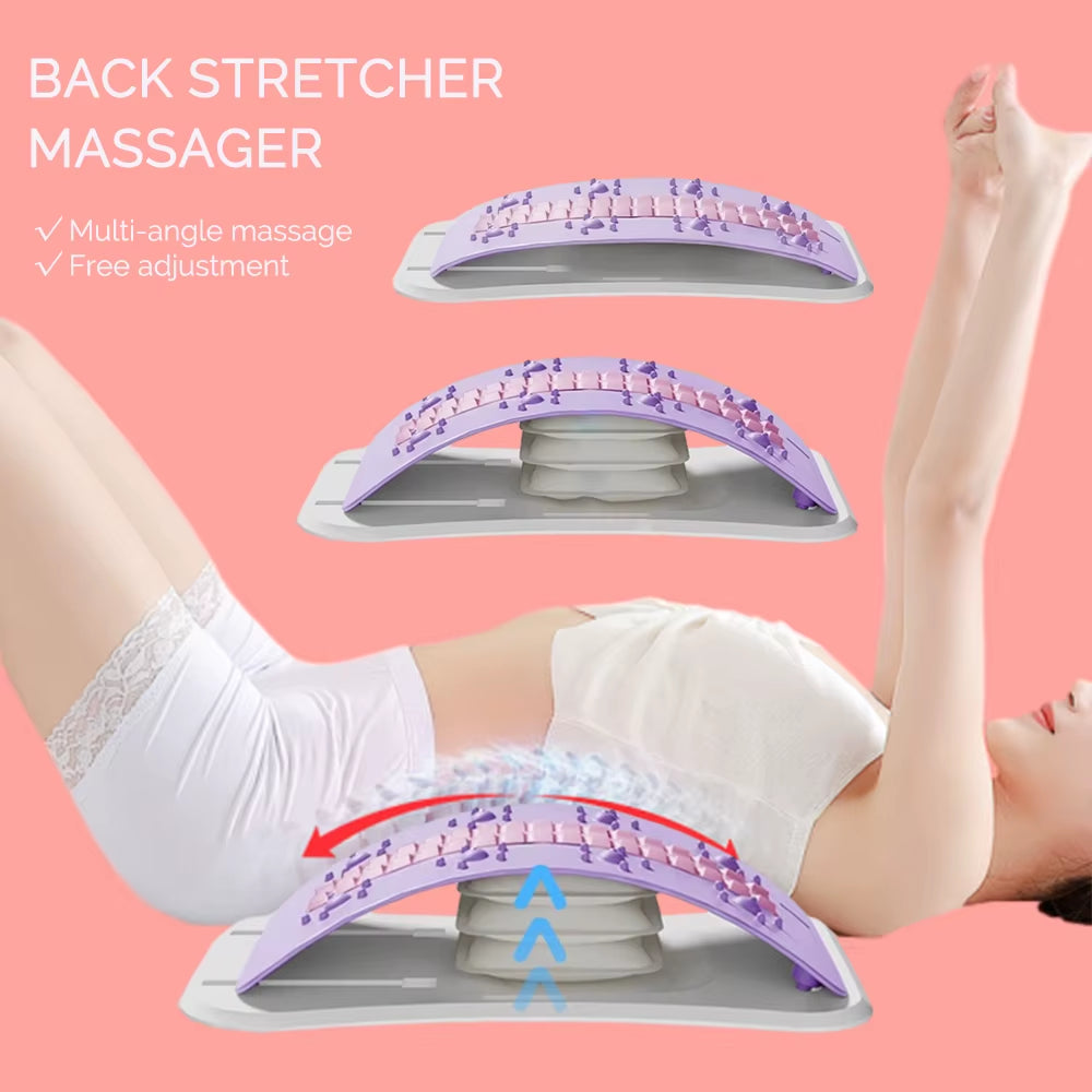 Back Stretcher Pillow Lower Back Relax Treatment Chronic Lumbar Support Herniated Disc Posture Corrector Pillow for Neck Waist