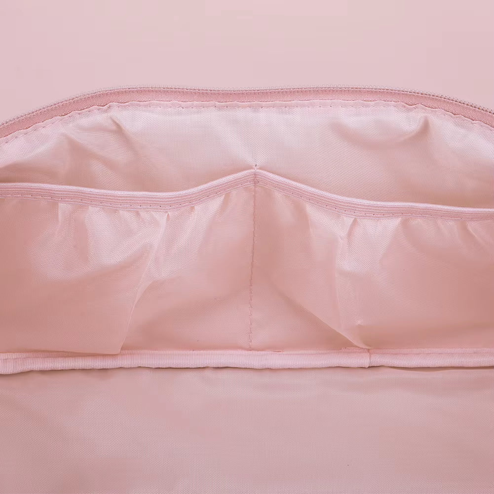 2 in 1 Hair Tools Travel Bag with Heat Resistant Mat Travel Hair Makeup Bag for Curling Iron Hair Straightener Flat Iron Pouch